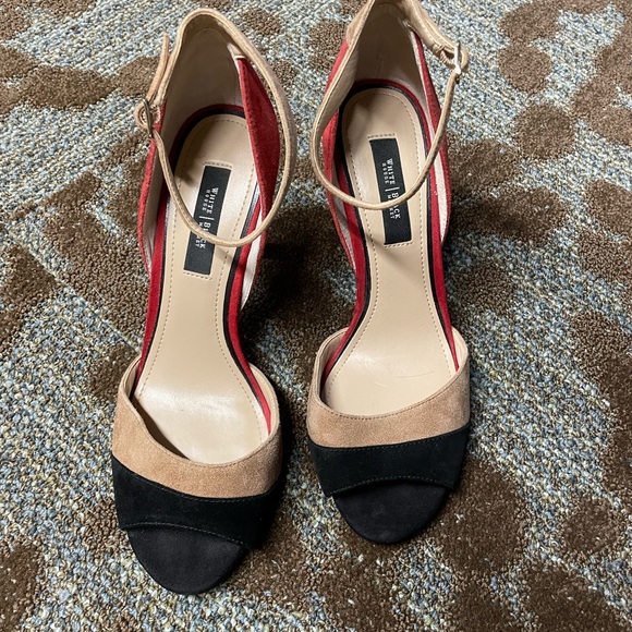Women’s size 9M WHBM Myah Auburn 4” heels - Picture 2 of 8
